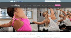 Desktop Screenshot of cannes-pilates.com